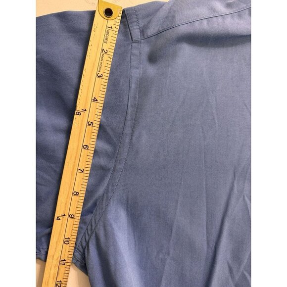 Vintage Gitman Bros Shirt Men’s 33 Blue Oxford Button Down Collar Cotton TTX PP - Picture 12 of 13